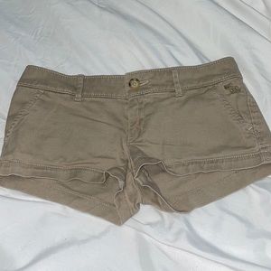 Abercrombie Kids Low Rise Khaki Shorts